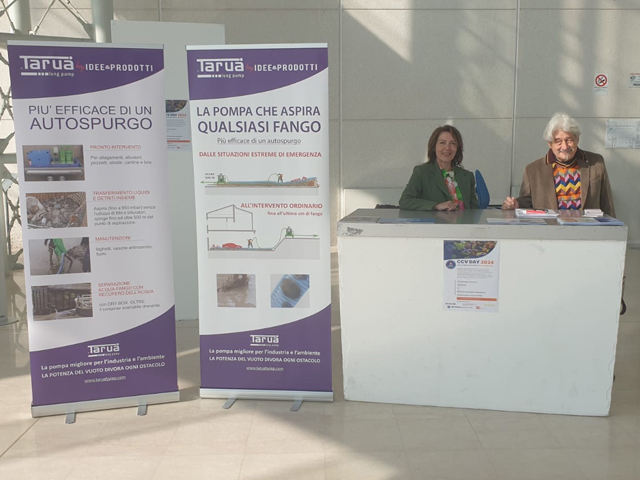 Pompa fanghi TARUA® al CCV DAY 2024 – Grazie per l’interesse mostrato!