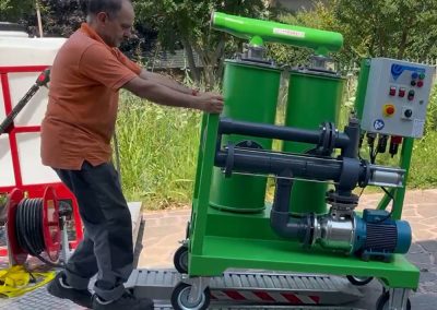 attrezzature per autospurgo Tarua spurgo pompa Tarua estrabile 7