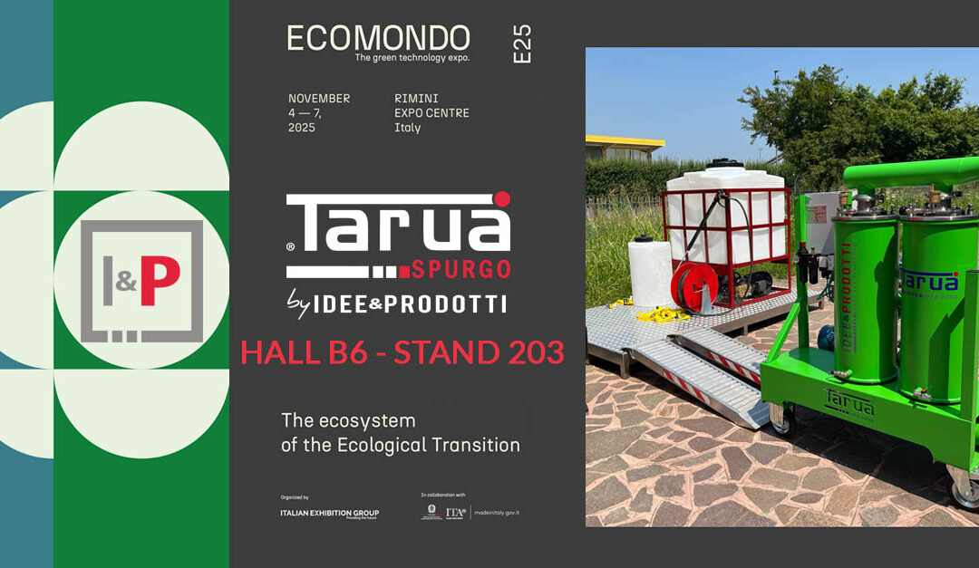 TARUA ® SPURGO a Ecomondo 2025: il sistema di pompaggio modulare che rivoluziona la gestione fanghi e la pulizia vasche
