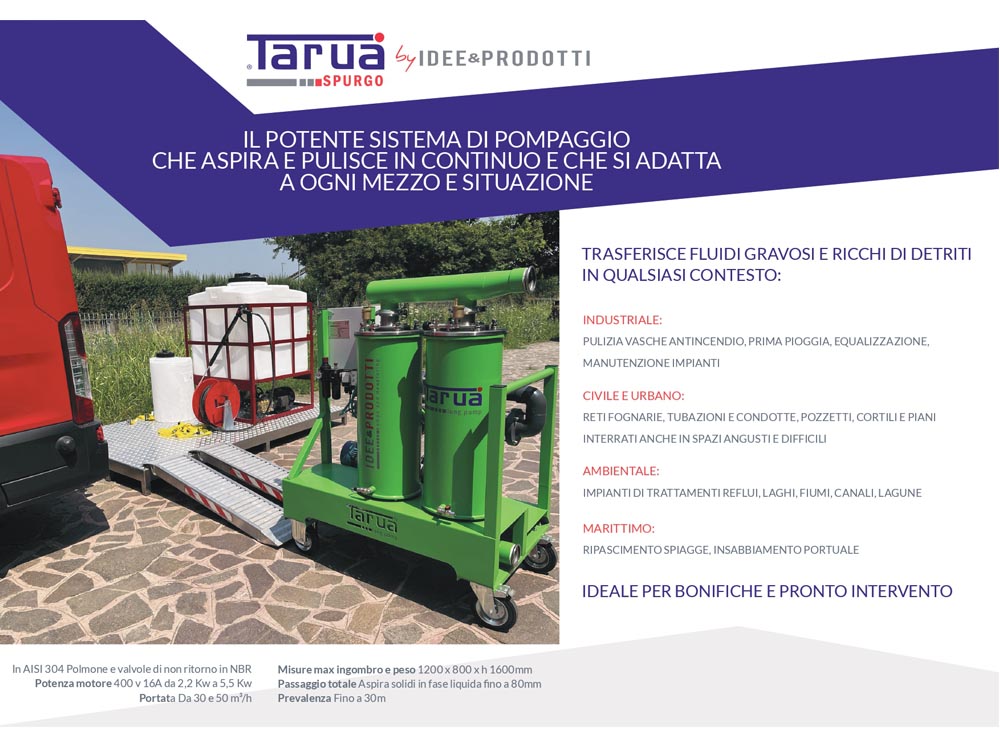Ecomondo 2025-Tarua spurgo sistema di pompaggio