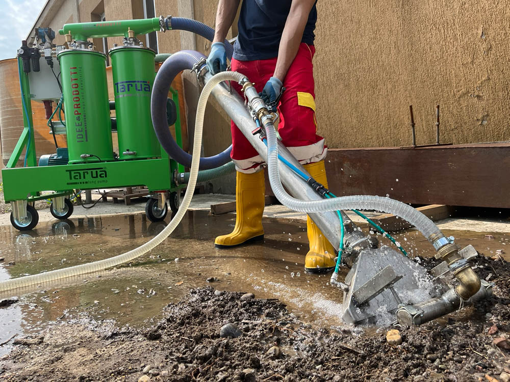 Tarua ® emergency pump for civil protection – trailer-mounted system