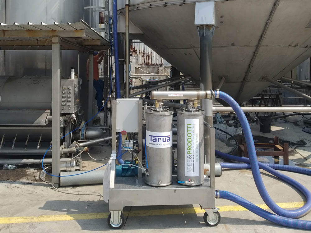 Tarua® pumps for industry operating in an industrial plant – portable industrial pump by Idee e Prodotti